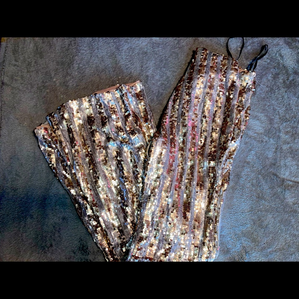 Forever 21 Sequin Bell Bottoms